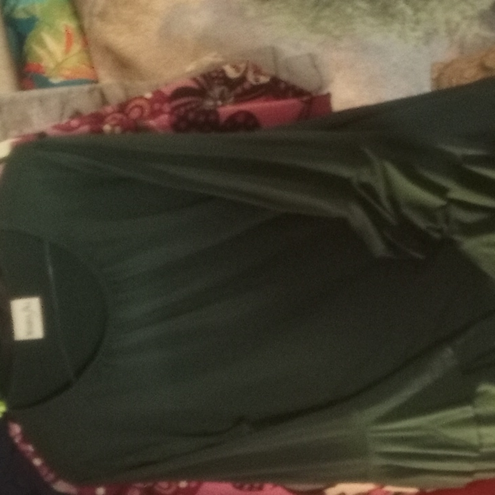 L Marisa Jill scoop neck L/S Bell sleeve Top